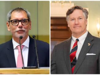 Se reúnen Edgar Amador y Christopher Landau; reafirman compromiso en lucha contra finanzas ilícitas