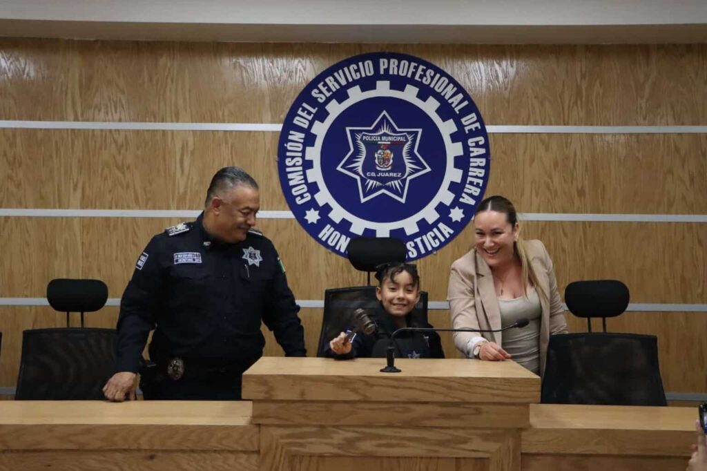 Brianna fue secretaria de Seguridad Pública por un día