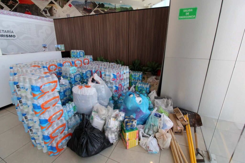 Continúa activo el Centro de Acopio de la Secretaría de Turismo