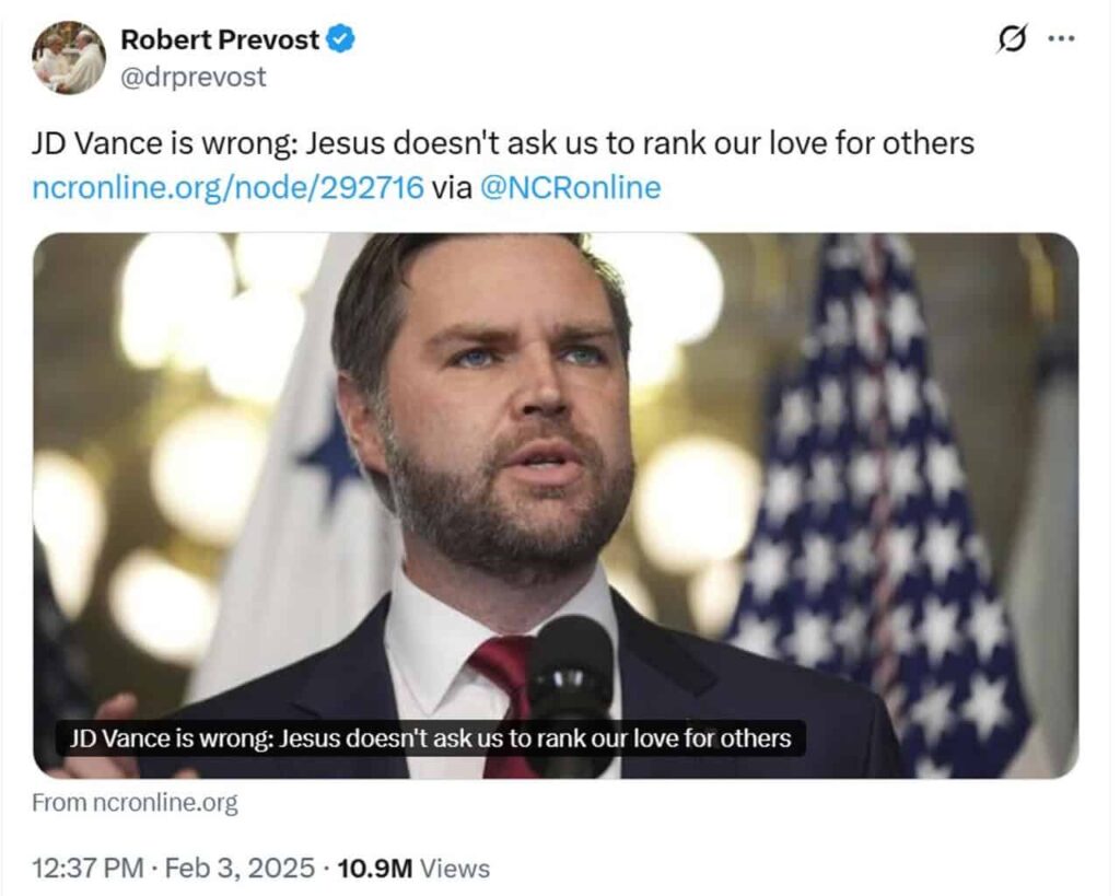 apoyo a migrantes y críticas recientes a Vance