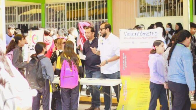 Organizan jornada integral de prevención contra violencia familiar en Secundaria No. 30