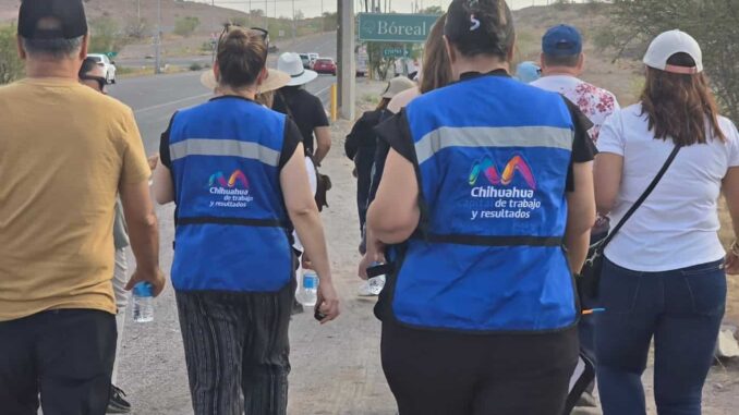 Atendió municipio a vecinos del Reliz mediante marcha exploratoria