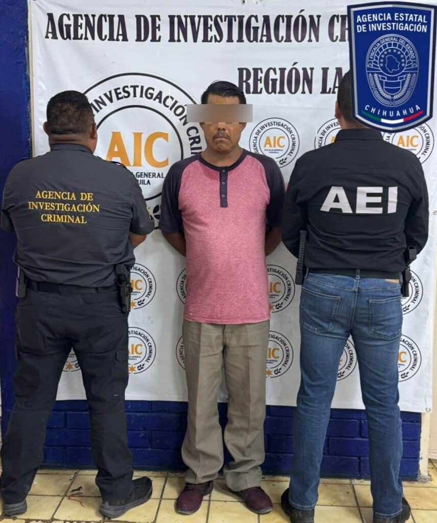 Captura AEI en Coahuila a probable responsable de agresión sexual cometida en Jiménez